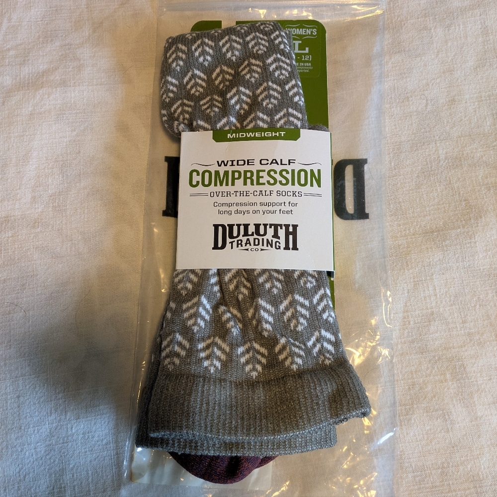 Duluth Wide Calf Compression Socks